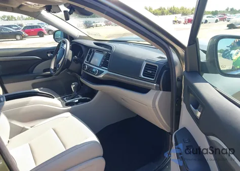 2017 Toyota Highlander Limited Platinum из США, поврежденный, VIN 5TDYZRFH1HS221660